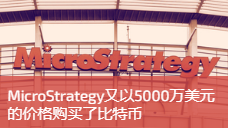 MicroStrategy股票价格暴跌